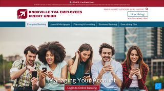 Managing Your Account - Knoxville TVA Employees Credit Union