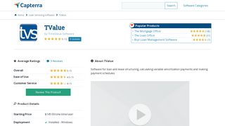 TValue Reviews and Pricing - 2019 - Capterra