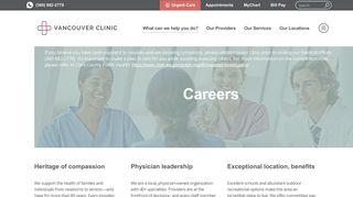 Careers | Vancouver Clinic