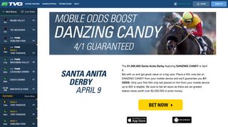 Horse Racing Betting, Odds & Handicapping - TVG.com