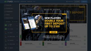 Double Your Deposit - New Account Betting Offers - TVG.com