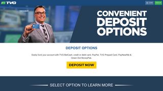 Betting Deposit Options - How To Fund Your Account - TVG.com
