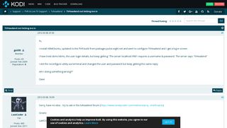 TVHeadend not letting me in - Kodi Community Forum