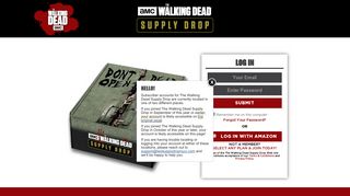 Login | The Walking Dead Supply Drop