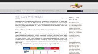 Tech Snack: Tween Tribune - Weebly