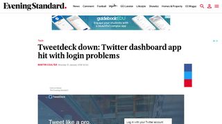 Tweetdeck down: Twitter dashboard app hit with login problems ...