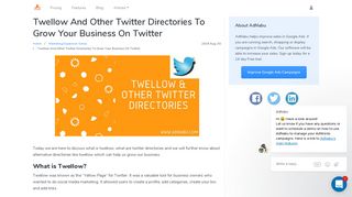 Twellow: Key To Grow Your Business On Twitter Using Twellow And ...