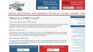 What is a TWIC Card? Discover the Correct Info Here - Alltrucking.com