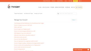 Manage Your Account – Twigby Help & Support
