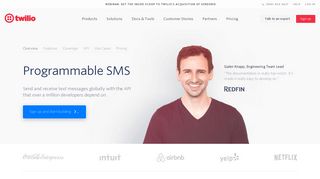 SMS, Short Message Service | Text Messaging for Mobile ... - Twilio