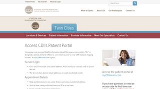 Patient Portal Access for Twin Cities patients