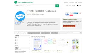 Twinkl Printable Resources Teaching Resources | Teachers Pay ...