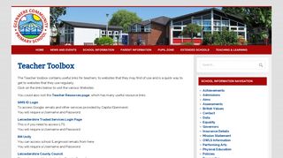 Teacher Toolbox – Glenmere Community Primary School