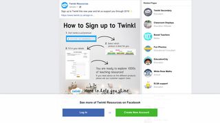 Sign up to Twinkl this new year and let... - Twinkl Resources ...