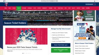 Season Ticket Holders | Minnesota Twins - MLB.com