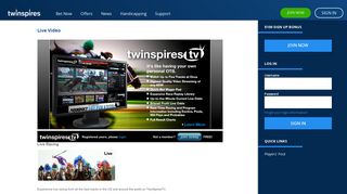 TwinSpires.com | Live Video | Bet Online With The Leader In Online ...