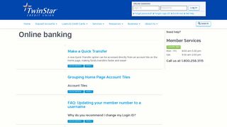 Online banking | TwinStar Credit Union
