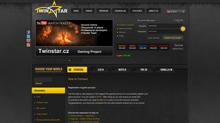 How to Connect - TwinStar.cz