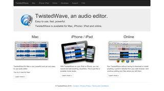 TwistedWave, an Audio Editor