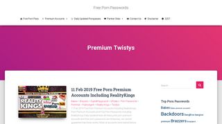 Twistys - Free Porn Passwords