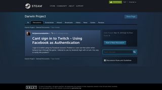 Cant sign in to Twitch - Using Facebook as Authentication :: Darwin ...