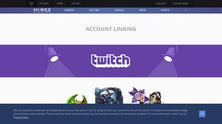 link your Hi-Rez account to your Twitch account