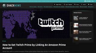 How to Get Twitch Prime by Linking An Amazon Prime Account ...