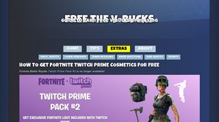 How to get Fortnite Twitch Prime cosmetics for free - guide