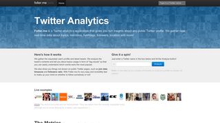 Foller.me Analytics for Twitter
