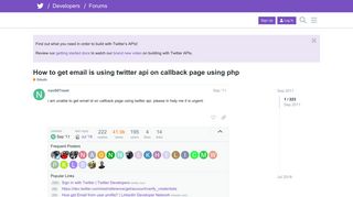 How to get email is using twitter api on callback page using php ...