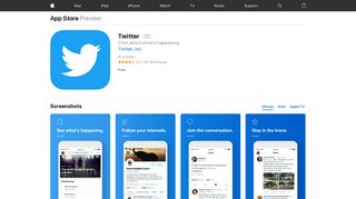 Twitter on the App Store - iTunes - Apple