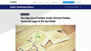 93 Free Twitter Tools & Apps That Do Pretty Much Everything - Buffer