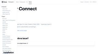 Twitter Connect - Ionic Documentation - Ionic Framework