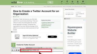 2 Easy Ways to Create a Twitter Account for an Organization - wikiHow