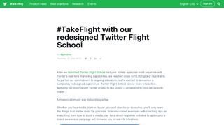 #TakeFlight with our redesigned Twitter Flight School - Twitter Blog