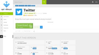 download twitter free android Apps
