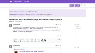 How to get email address by login with twitter? in passport.js - REST ...