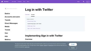 Implementing Sign in with Twitter — Twitter Developers