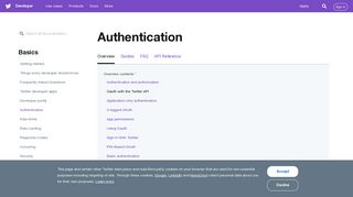 Oauth with the Twitter API — Twitter Developers