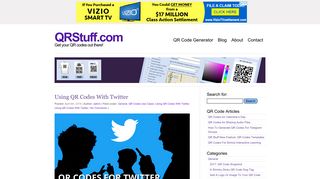 Using QR Codes With Twitter - QRStuff.com