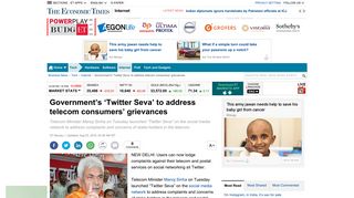 Government's 'Twitter Seva' to address telecom consumers' grievances