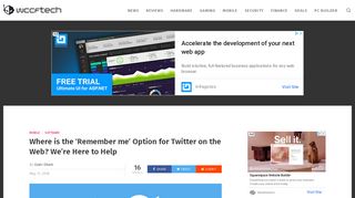 How to Stay Signed into Twitter for the Web in your Browser - Wccftech