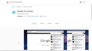 Notifier for Twitter - Google Chrome