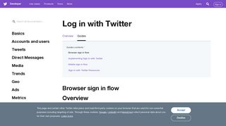 Browser sign in flow — Twitter Developers