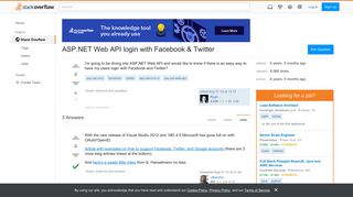 ASP.NET Web API login with Facebook & Twitter - Stack Overflow