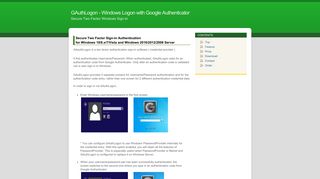 GAuthLogon - Windows Logon with Google Authenticator