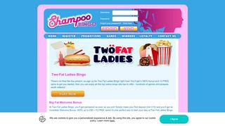 Two Fat Ladies Bingo | Grab your Welcome Bonus ... - Shampoo Bingo