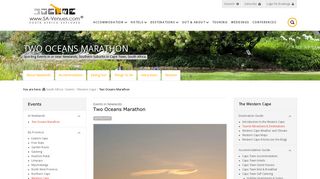 Two Oceans Marathon - SA-Venues.com
