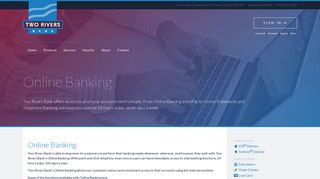Online Banking - Two Rivers Bank