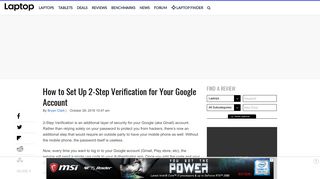 How to Set Up 2-Step Verification for Your Google Account